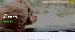 Desktop Screenshot of downeyvet.net